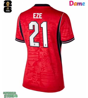 England Eberechi Eze #21 Replika Udebanetrøje Dame VM 2026 Kortærmet